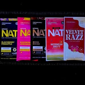 5 pack Pruvit Keto/Os NAT Charged Variety Pack